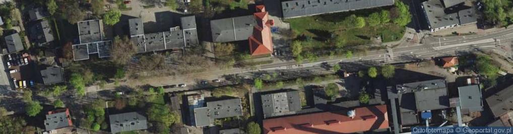 Zdjęcie satelitarne Prokuratura Rejonowa w Rudzie Śląskiej
