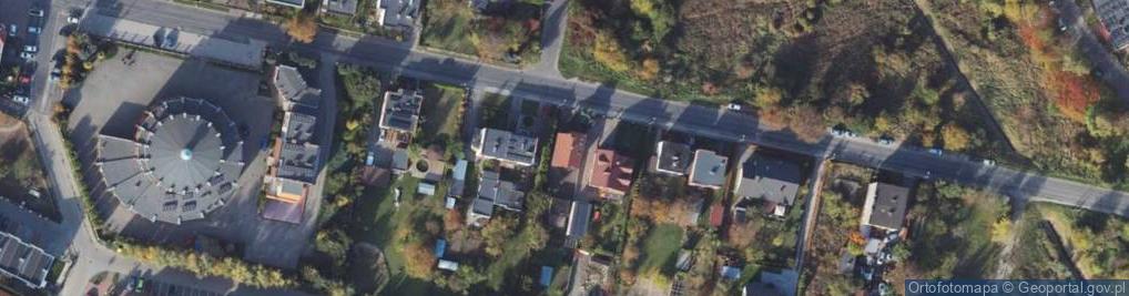 Zdjęcie satelitarne 1.Anroma Przedsiębiorstwo Wielobranźowe 2 Rowermania Andrzej Romański