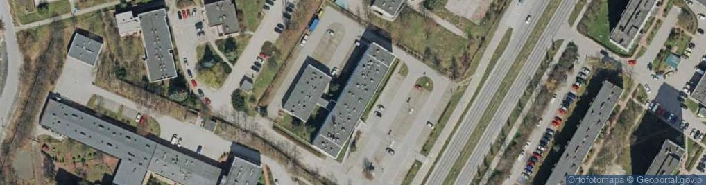 Zdjęcie satelitarne 1.Biuro Ochrony Partner City Przemysław Rzepiński 2.Przemysław R