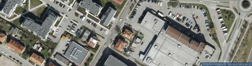 Zdjęcie satelitarne 1.Biuro Usług Projektowych Janusz Winnicki 2.Biuro Usług Projektowych Altris Janusz Winnicki