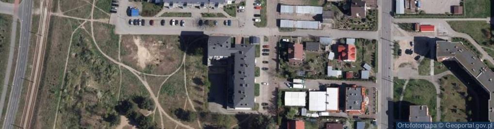 Zdjęcie satelitarne 1.Emax Screen Michał Kłobukowski 2.Doradztwo Finansowe Michał Kłobukowski