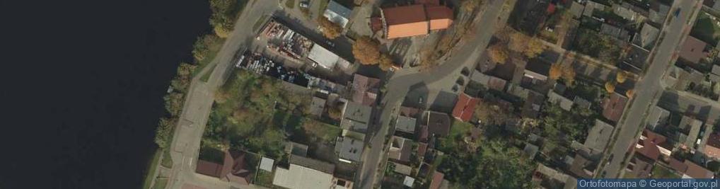 Zdjęcie satelitarne 1.Firma Marek Hofman 2.Hurtownia Materiałów Budowlanych Marek Ho