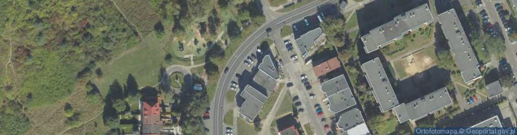 Zdjęcie satelitarne 1 Instytut Szkoleń i Doradztwa 2 Maratox