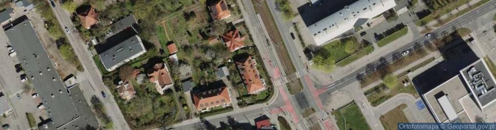 Zdjęcie satelitarne 1.JJ Janusz Jaskulski\N2.Administracja Budynków - Halina Jaskulska