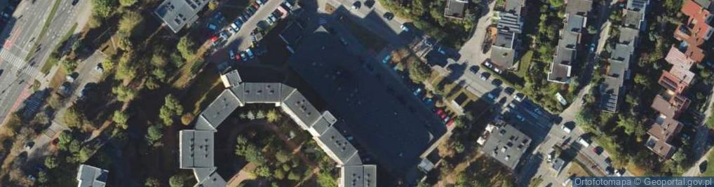 Zdjęcie satelitarne 1) Kozłek Danuta Broniarek-Zamrzycka 2) Sklep Zielarsko-Medyczny