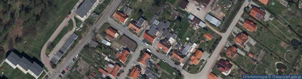 Zdjęcie satelitarne 1.Machanika Pojazdowa 2.Galanteria Skórzana Karwacki Krzysztof
