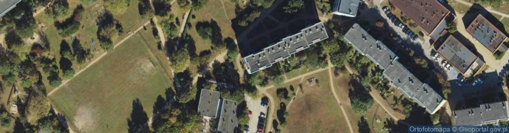 Zdjęcie satelitarne 1.Naturalne Rzeczy Zofia Polewska, 2.Hurtownia Tkanin Zofia Polewska