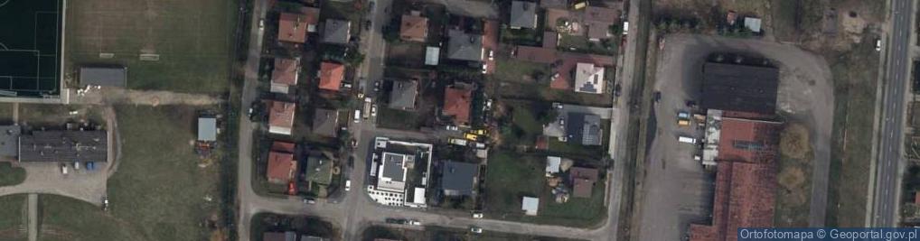 Zdjęcie satelitarne 1.Parking Strzeżony Stróż Zdzisław Jagiełło 2.Pomoc Drogowa Holownik