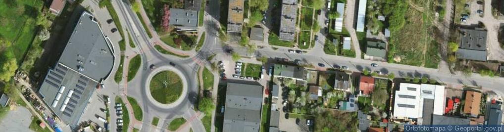 Zdjęcie satelitarne 1.Ploter Serwis 2.Darwej Dariusz Sęk