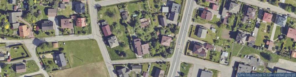 Zdjęcie satelitarne 1.Przedsiębiorstwo Produkcyjne Mebli Tapicerowanych - Salon Meblowy Mebel Lux Mirosława Stanik 2.Mebel Lux Stylowe Wnętrza