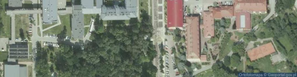 Zdjęcie satelitarne 21 Wojskowy Szpital Uzdrowiskowo Rehabilitacyjny Samodzielny Publiczny Zakład Opieki Zdrowotnej w Busku Zdroju