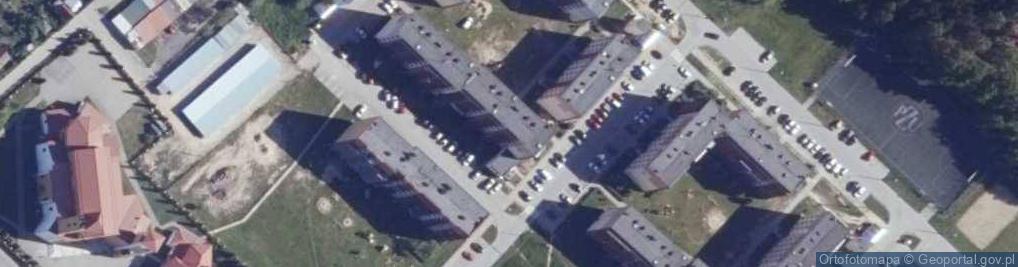 Zdjęcie satelitarne A B C D z Przygodzcy