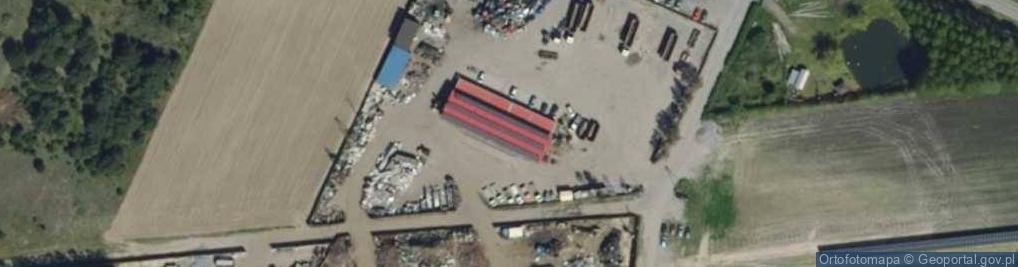 Zdjęcie satelitarne A.J. Matusiak - Skup złomu