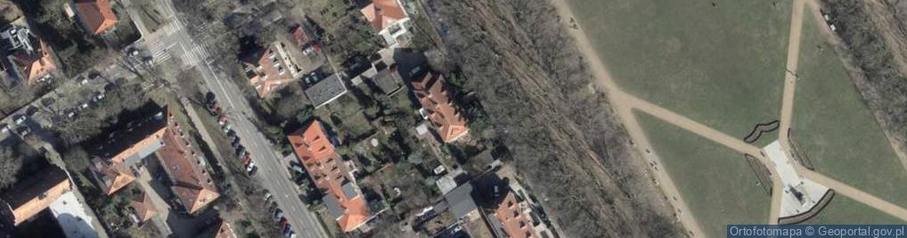 Zdjęcie satelitarne AA Kocewiczowie Aleksandry Jaklińskiej Kocewicz i Andrzeja Kocewicza