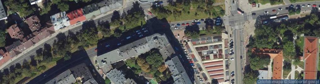 Zdjęcie satelitarne Administracja Domów Mieszkalnych Kraków Zachód