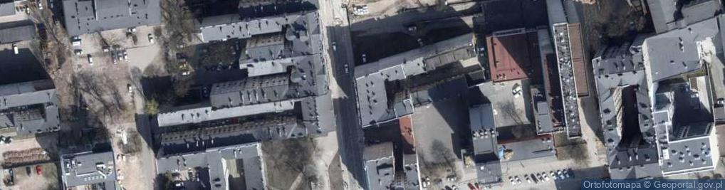 Zdjęcie satelitarne Administracja Domu w Łodzi ul Sienkiewicza 34 Golas Tadeusz