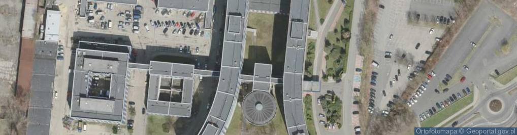 Zdjęcie satelitarne Agencja Bezpieczeństwa Wewnętrznego Delegatura w Katowicach