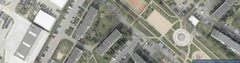 Zdjęcie satelitarne Agencja Obsługi Biznesu M i A Iwaszkiewicz