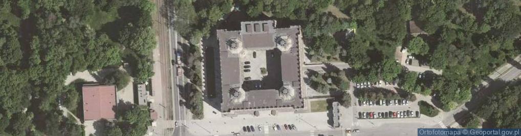 Zdjęcie satelitarne Agencja Rozwoju Gospodarczego Kraków Wschód