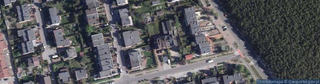 Zdjęcie satelitarne Agencja Rzeczoznawców Pensjonacik Złota Rybka