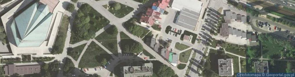 Zdjęcie satelitarne Agencja Ubezpieczeniowa Ar Ski Ryszard Widomski Agnieszka Widomska