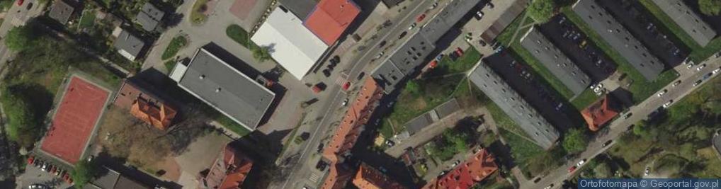 Zdjęcie satelitarne Agencja Ubezpieczeniowa J i z Maryszczak Maryszczak Zbigniew Mar