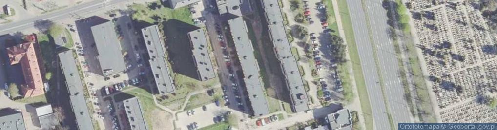 Zdjęcie satelitarne Agencja Ubezpieczeniowa Leszno