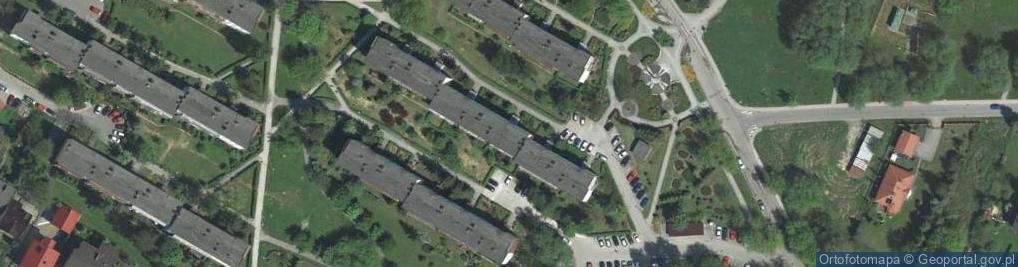 Zdjęcie satelitarne Agencja Ubezpieczeniowa Monika Monika Wcisło