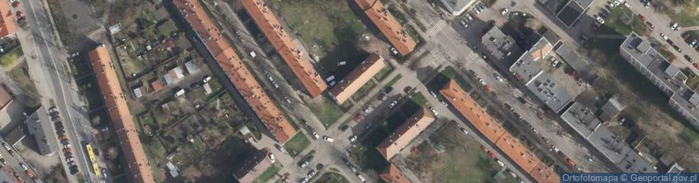Zdjęcie satelitarne Agencja Ubezpieczeniowo Kredytowa Gwarant Wypożyczalnia Samochodów Gwarant Niemczyk Wąsowska K Wąsowski M