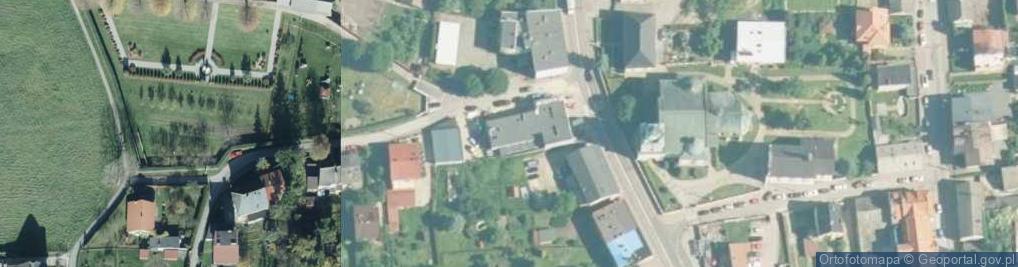 Zdjęcie satelitarne Agencja Usług Finansowych i Ubezpieczeniowych Olimpia Paweł Nikiel Wojciech Paprzyca