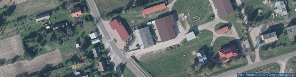 Zdjęcie satelitarne Agro-Mix. Wulkanizacja. Domańska K.