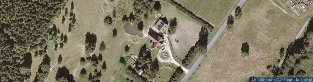 Zdjęcie satelitarne Agroturystyka Labirynt Izabela Zamojska