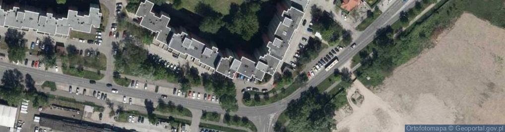 Zdjęcie satelitarne Akademicki Klub Jeździecki we Wrocławiu