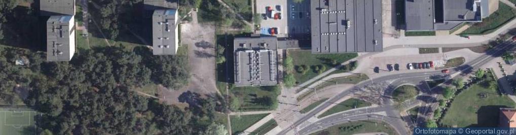Zdjęcie satelitarne Akademicki Związek Sportowy Uniwersytetu Mikołaja Kopernika w Toruniu