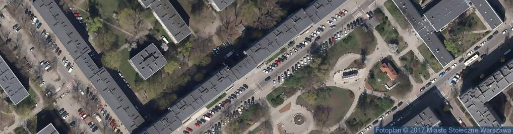 Zdjęcie satelitarne Akces Nieruchomości