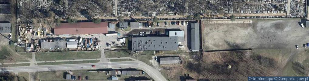 Zdjęcie satelitarne Alabama Przedsiębiorstwo Produkcyjno Handlowe Elżbieta Kubacka Andrzej Galek