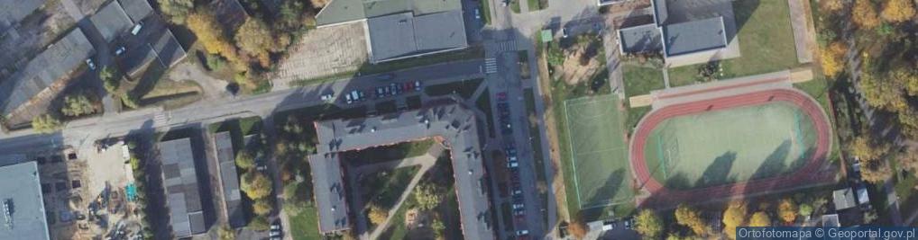 Zdjęcie satelitarne Aldo Handel Prasą Art Spożywczo Przemysłowymi