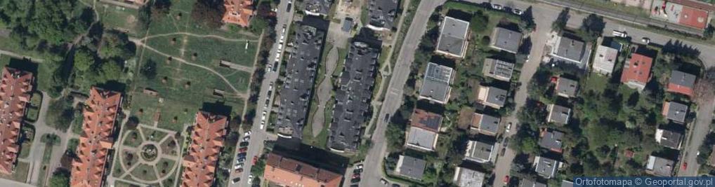 Zdjęcie satelitarne Aleksander Gruszka Specjalistyczna Praktyka Lekarska