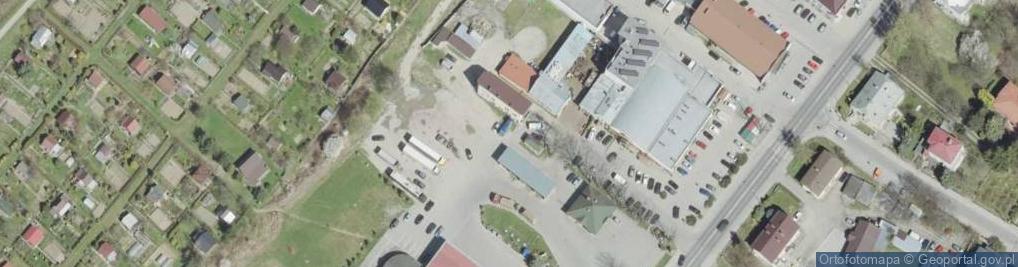 Zdjęcie satelitarne Aleksander Wójtowicz Firma Handlowa Alex