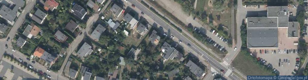 Zdjęcie satelitarne Aleksandra Gajewska Przedsiębiorstwo Usługowo-Handlowe Adi
