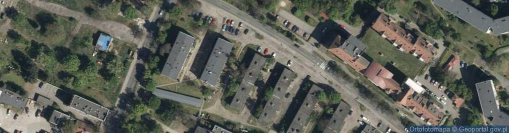 Zdjęcie satelitarne Aleksandra Oborzyńska