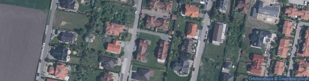 Zdjęcie satelitarne Aleksandra Okrzeja Biuro Projektów - A.Okrzeja