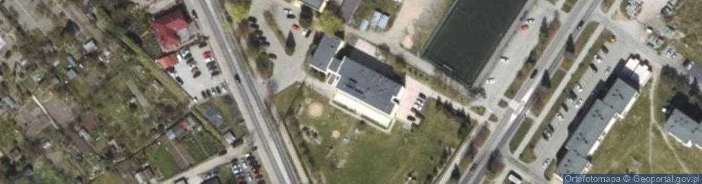 Zdjęcie satelitarne Alfa Przedsiębiorstwo Usługowo Handlowo Produkcyjne w Morągu w Likwidacji