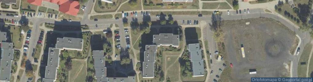 Zdjęcie satelitarne Alfa Tech. Oczyszczalnie ścieków