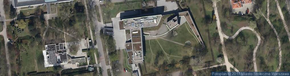 Zdjęcie satelitarne Ambasada Republiki Federalnej Niemiec