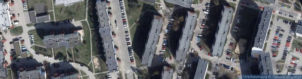 Zdjęcie satelitarne Andrzej Hanas Kupno-Sprzedaż Samochodów Używanych - Usługa Motoryzacyjna