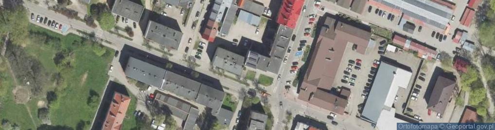 Zdjęcie satelitarne Andrzej Jusis Jusis Pracownia Projektowa
