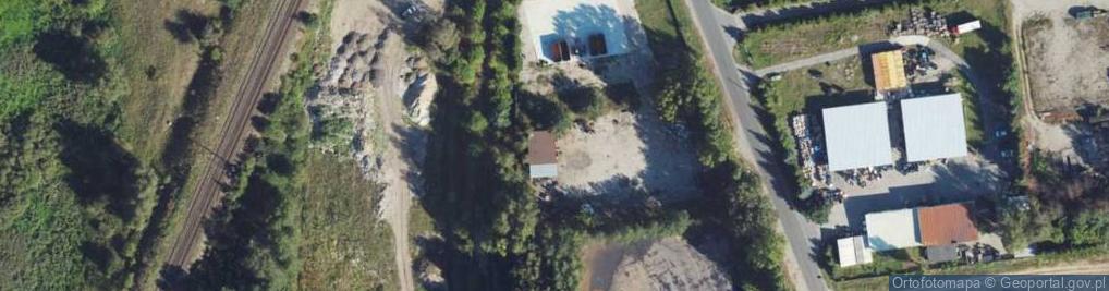 Zdjęcie satelitarne Andrzej Kubiński Przedsiębiorstwo Handlowe K U B A /Złom - Opał - Wyroby Hutnicze - Owoce/ Andrzej Kubiński