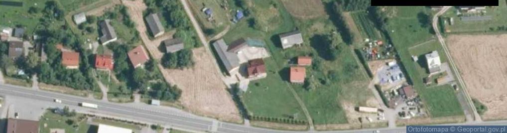 Zdjęcie satelitarne Andrzej Maciaś Gospodarstwo Rolne Tworkowa