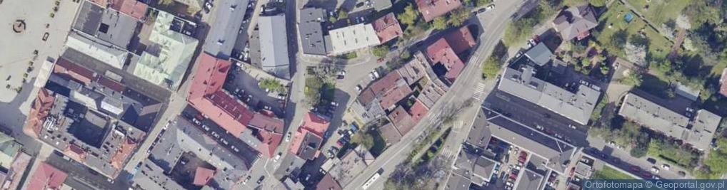 Zdjęcie satelitarne Andrzej Słota Biuro Turystyki Kwalifikowanej Ondraszek